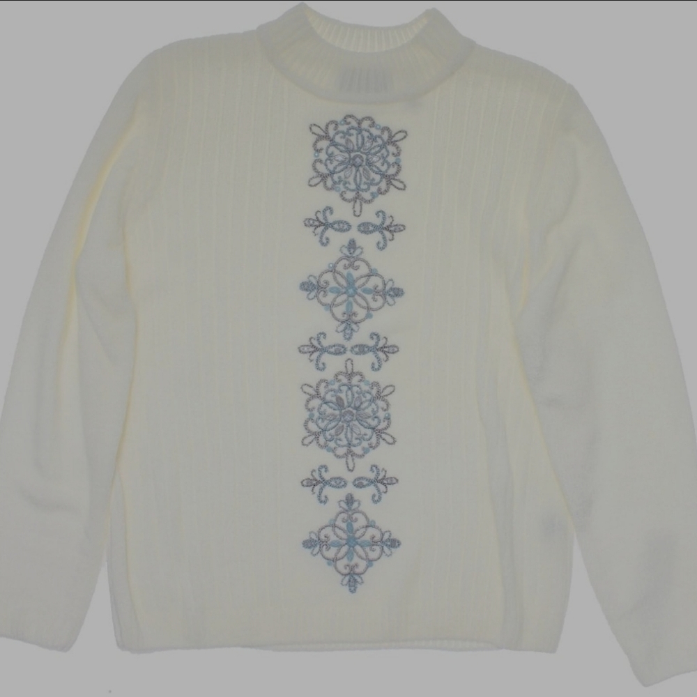 Alfred Dunner Women's Mock Sweater Size XL